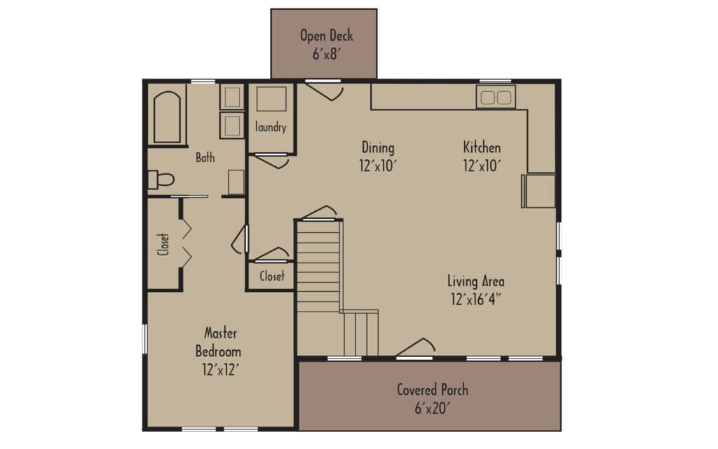 Adirondack Meredith 1stFloorH - Coventry Log Homes