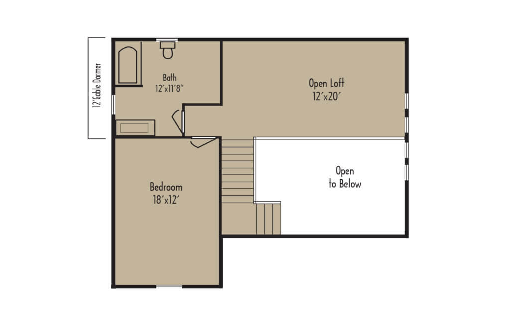 Adirondack Meredith 2ndFloorH - Coventry Log Homes