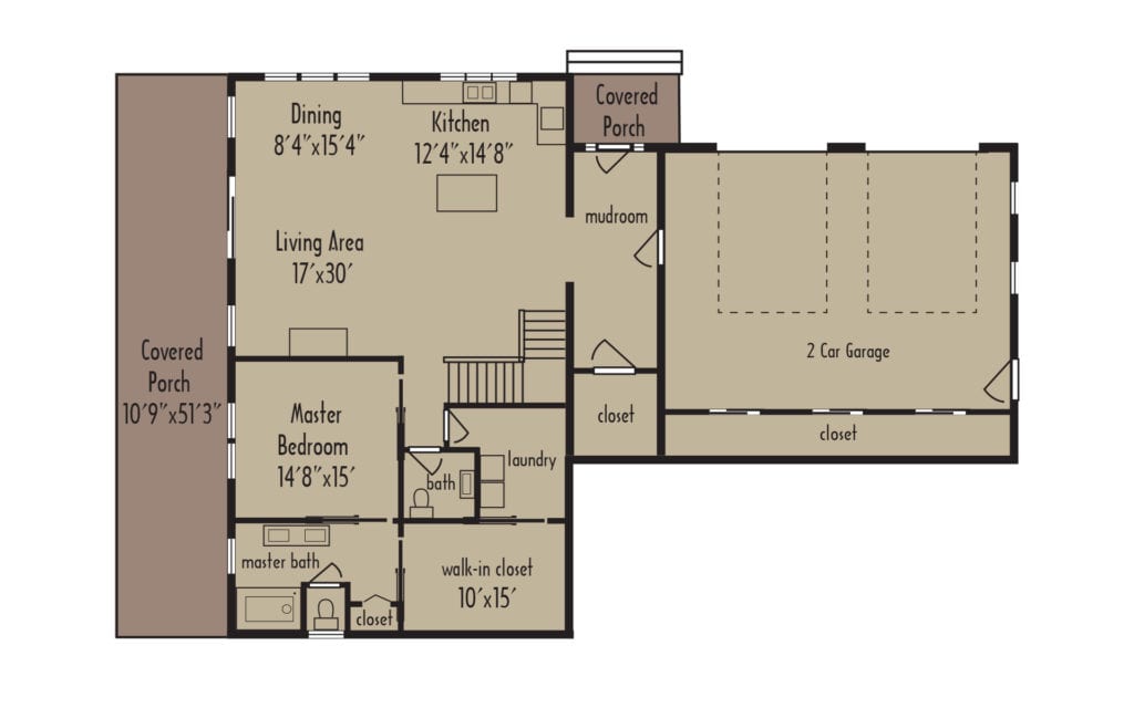 Craftsman Boulder 1stFloorH Craftsman Boulder 1stFloorH - Coventry Log Homes