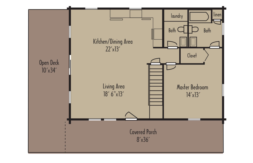 FloorplanFirstFloor 1 FloorplanFirstFloor 1 - Coventry Log Homes