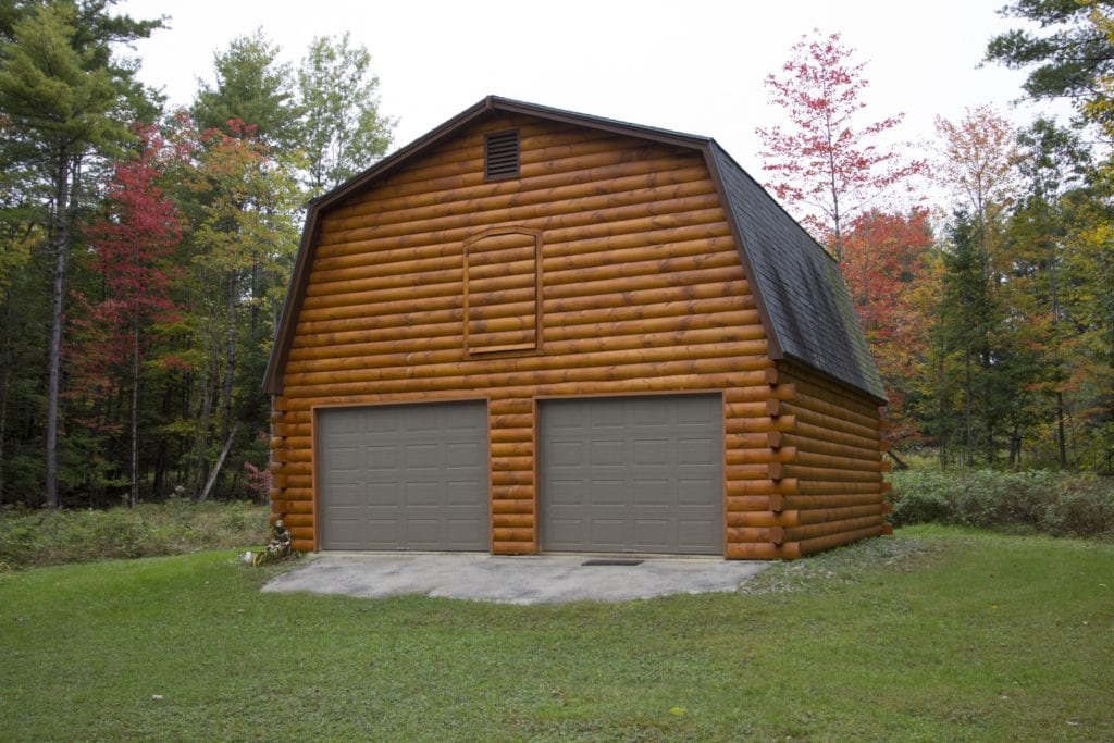 Garages 2 car Gambrel - Coventry Log Homes