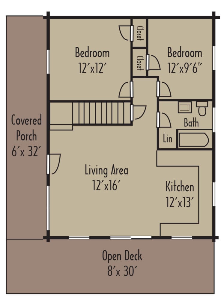 Tradesman Ascutney 1stFloor Tradesman Ascutney 1stFloor - Coventry Log Homes