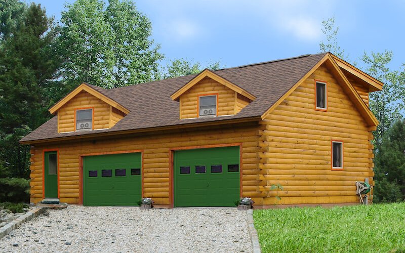 Tradesman Garage Apartment Composite Tradesman Garage Apartment Composite - Coventry Log Homes