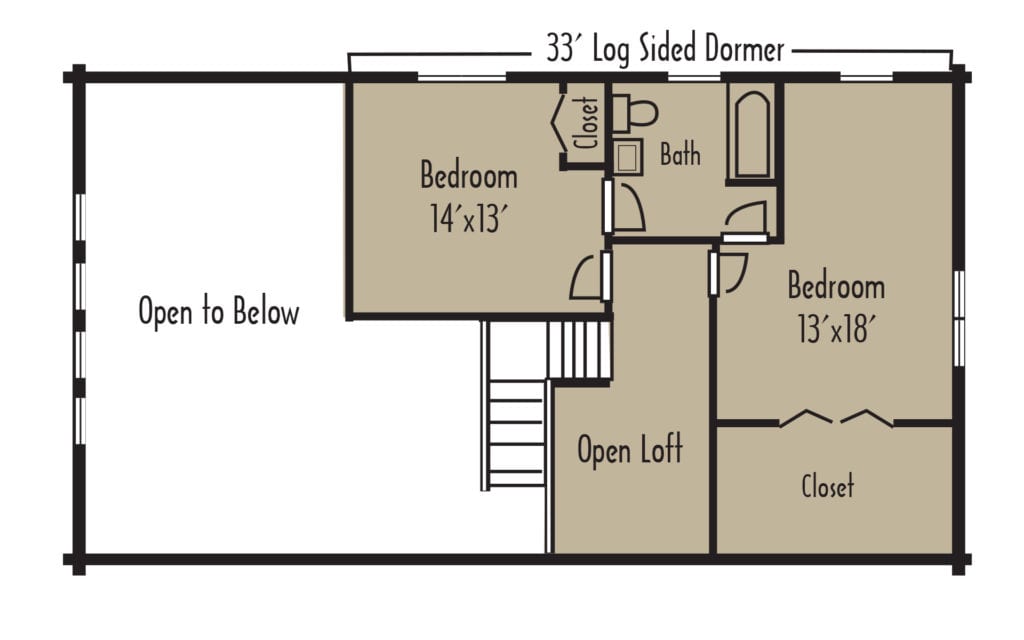 Tradesman Kinsman 2ndFloorH Tradesman Kinsman 2ndFloorH - Coventry Log Homes