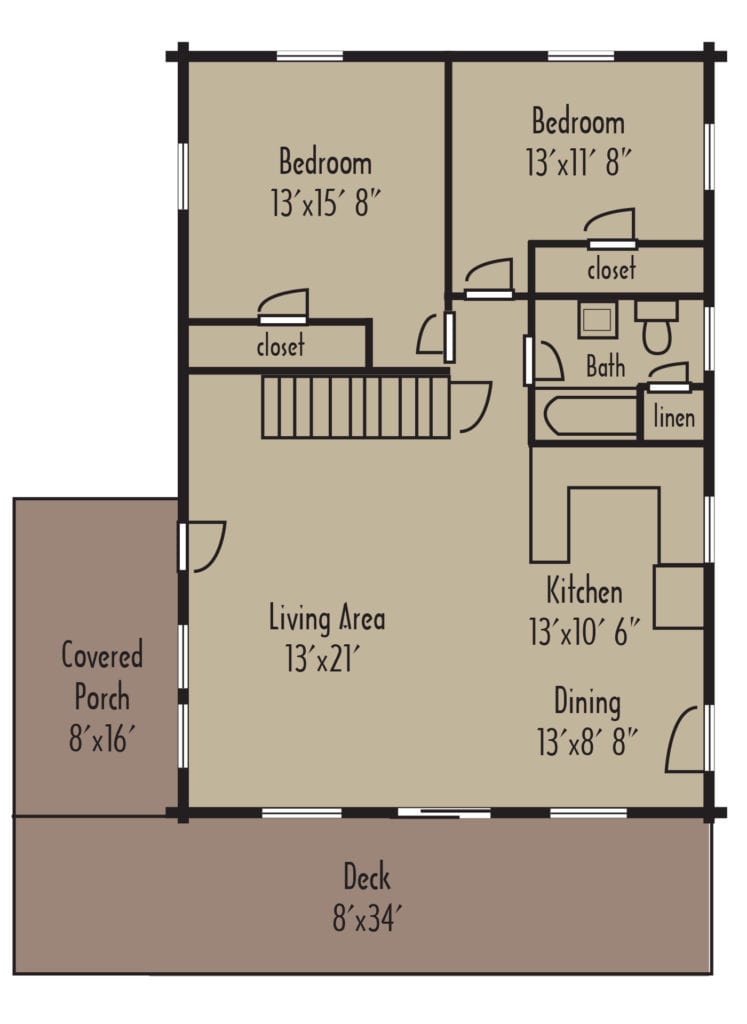 Tradesman OakRidge 1stFloor Tradesman OakRidge 1stFloor - Coventry Log Homes