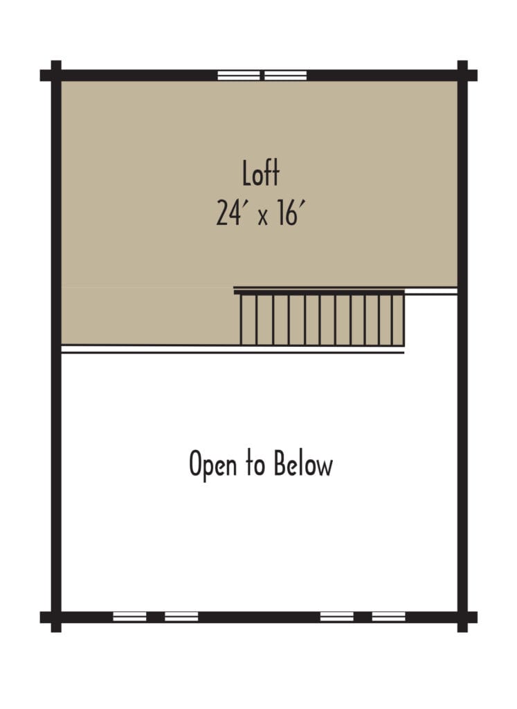 Tradesman Silver Ranch 2ndFloor - Coventry Log Homes