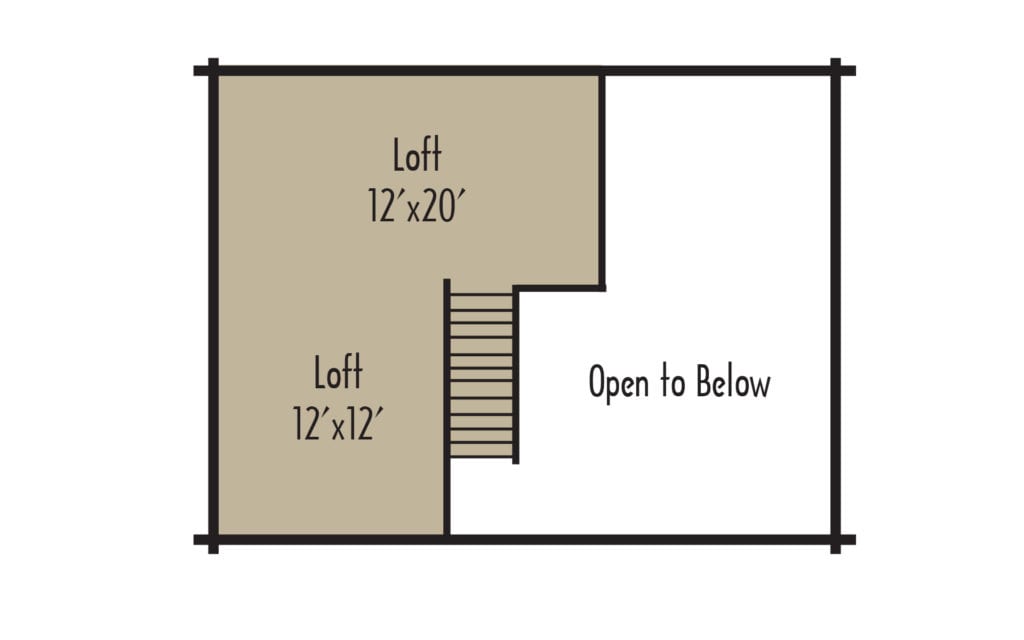 Tradesman Springfield 2ndFloorH - Coventry Log Homes