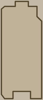 log profiles square chinked 7 - Coventry Log Homes