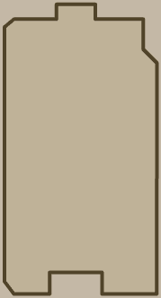 log profiles square chinked 8 - Coventry Log Homes